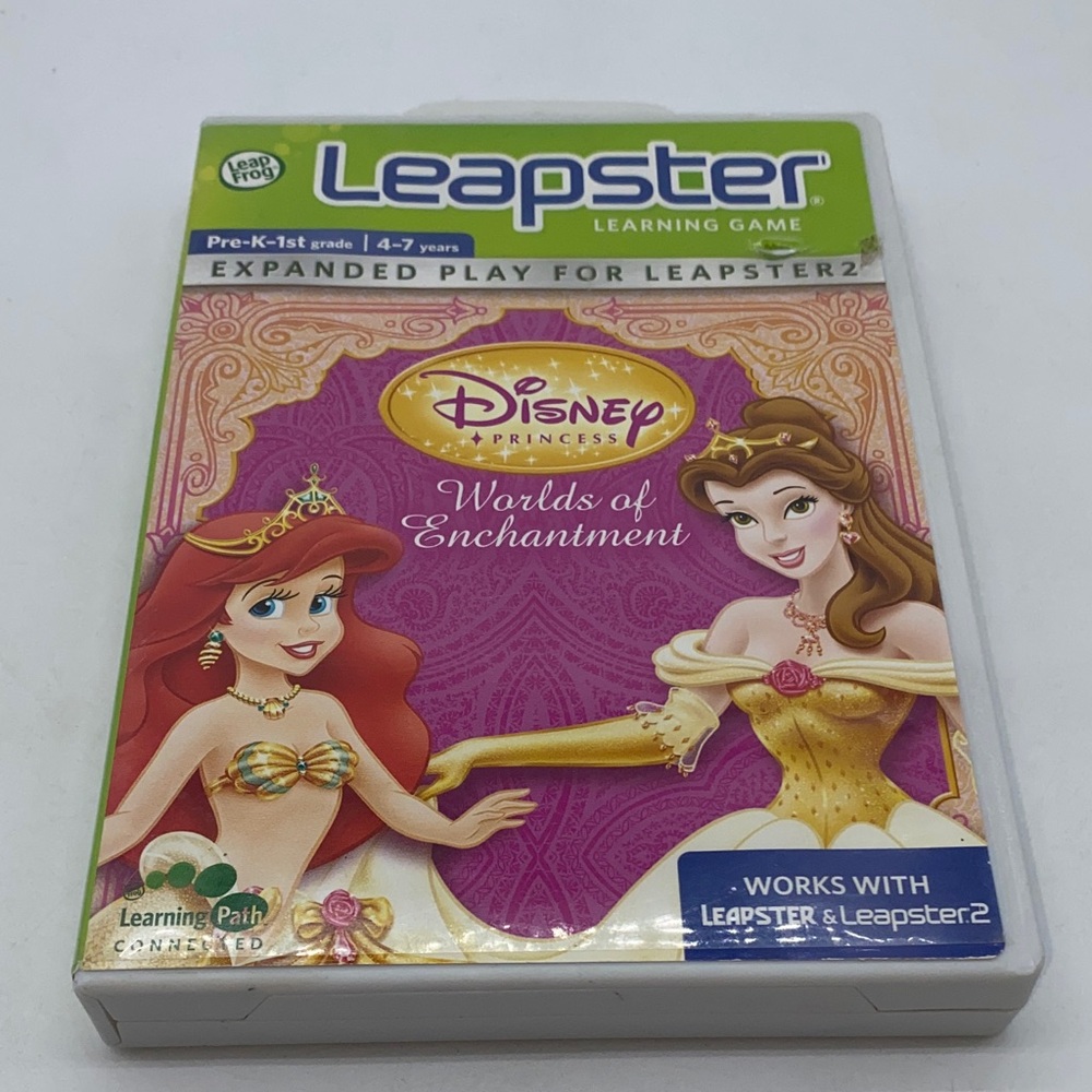 Leap Frog Leapster Disney Princess Worlds is Enchantment Learning Game
